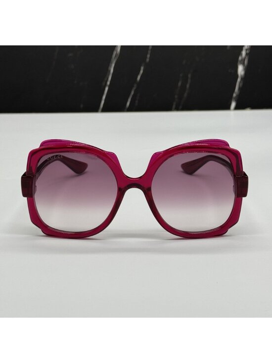 Gucci GG1431S 003 Pink Women Oversized Sunglasses Authentic NEW main image 9